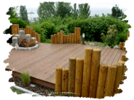 Terrasse der Ferienwohnung in Sassnitz